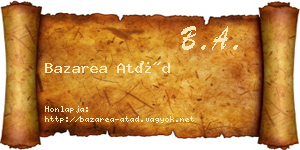 Bazarea Atád névjegykártya